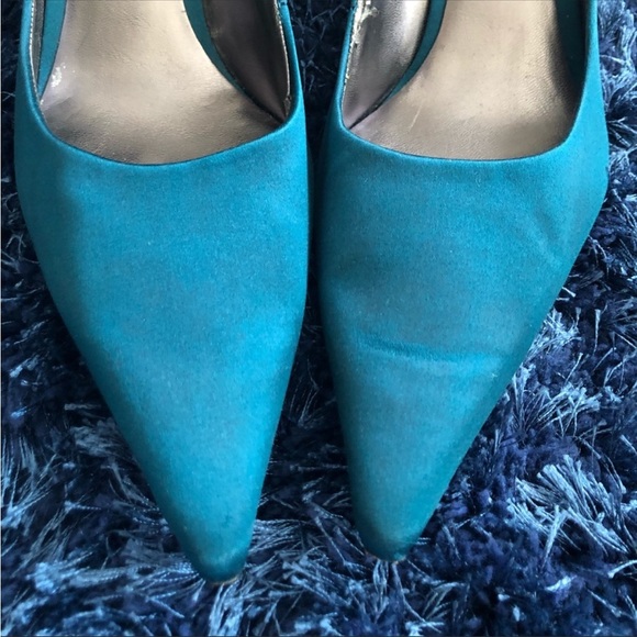 Nine West Teal color Shoes &Purse Set - Picture 9 of 12